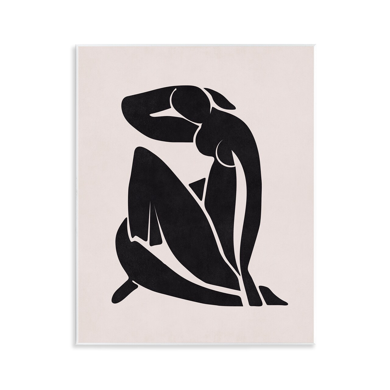 Stupell Industries Midcentury Boho Figure Wall Plaque Art Design by Nataly White
